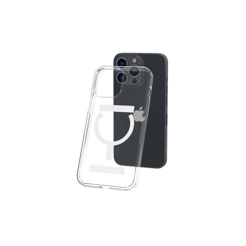 Value Grip Silicon Protection Case for iPhone 14 Plus - Transparent Clear - Image 2